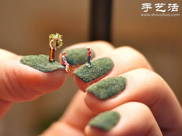 指甲蓋上的創(chuàng)意DIY 仿佛走進(jìn)了童話世界 - www.888bfw.com