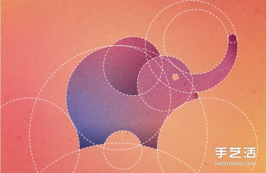 神奇的手工繪畫圖片 13個正圓畫出13種動物 - www.888bfw.com