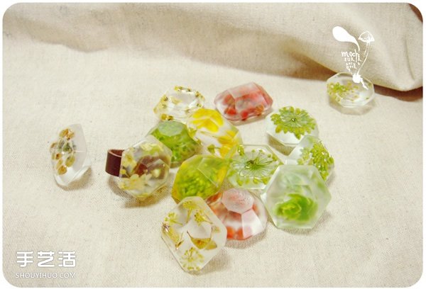 嵌花樹脂的制作方法 手工樹脂嵌花DIY教程 - www.888bfw.com