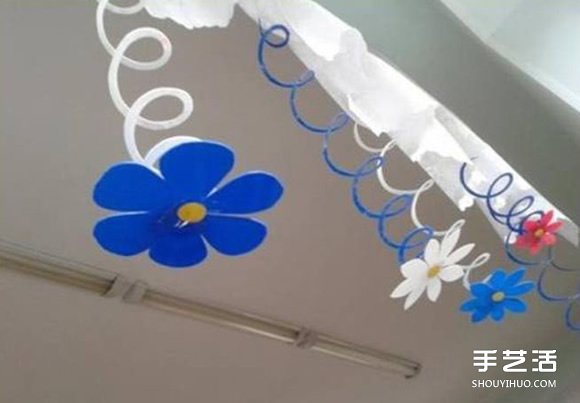 幼兒手工教程:簡單又好玩的剪紙彈簧花小制作 - www.888bfw.com