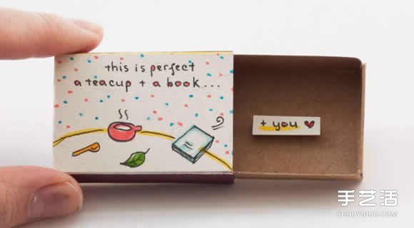 這種告白你一定沒見過 火柴盒制作的表白卡片 - www.888bfw.com