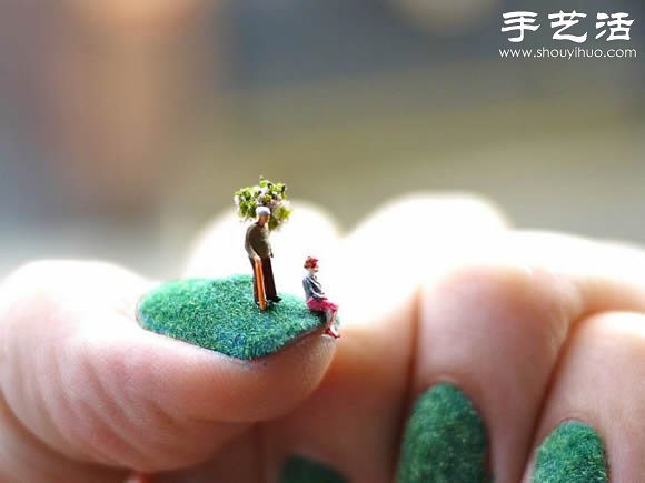 指甲蓋上的創(chuàng)意DIY 仿佛走進(jìn)了童話世界 - www.888bfw.com