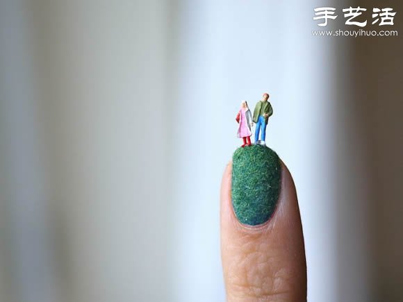 指甲蓋上的創(chuàng)意DIY 仿佛走進(jìn)了童話世界 - www.888bfw.com