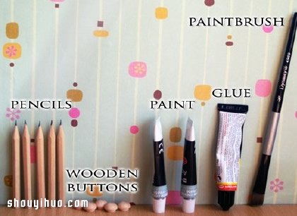 自制治愈系小蘑菇鉛筆創意手工制作圖解教程 - www.888bfw.com