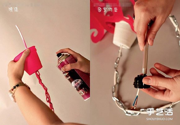 自制吊燈燈罩圖解 燈罩采用亞克力板制作而成 - www.888bfw.com